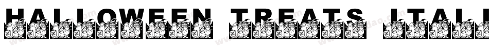 Halloween Treats Italic字体转换